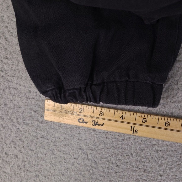 Riflessi‎ Cargo Pants Teen Youth Large 27x26.5 Black Stretch Elastic Ankle - Picture 15 of 15